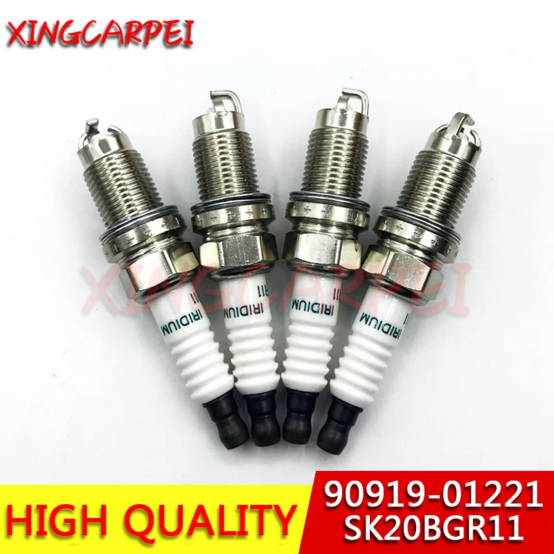 4pcs Iridium Spark Plug For Toyota Lexus FK20HR11/SK20HR11/SK20BGR11/SK20BR11/SC16HR11/SC20HR11/SK20R11 Auto part