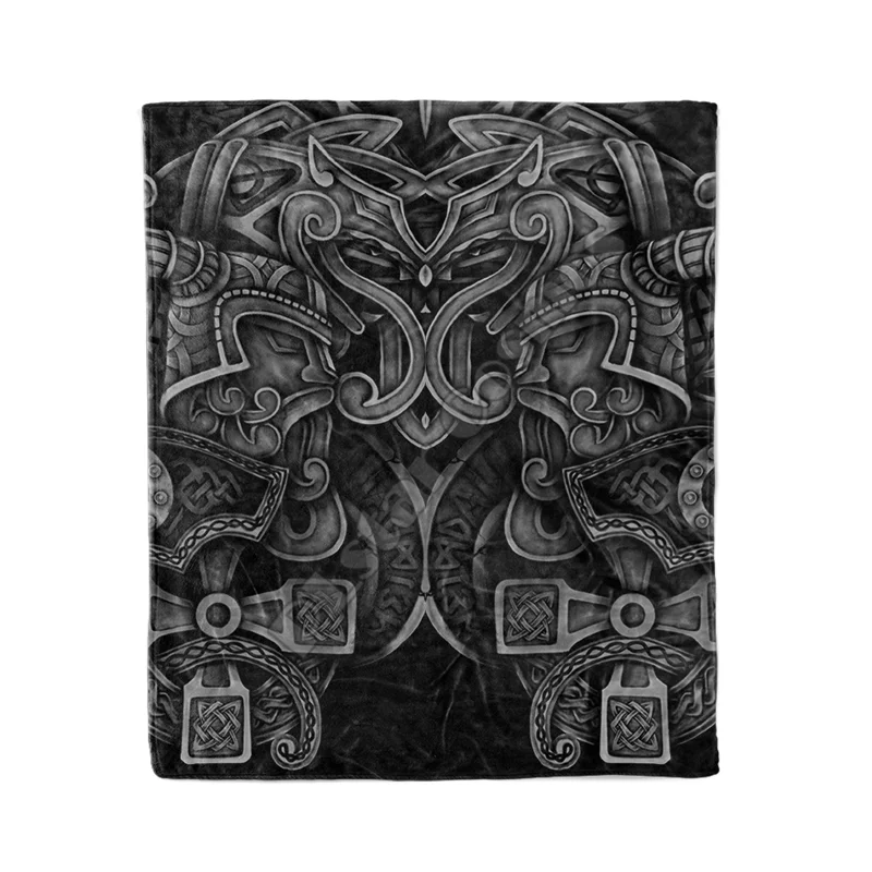 

Heimdall Blanket 3D Printed Plush Fleece Blanket Adult Home Office Washable Casual Kids Sherpa Blanket 04