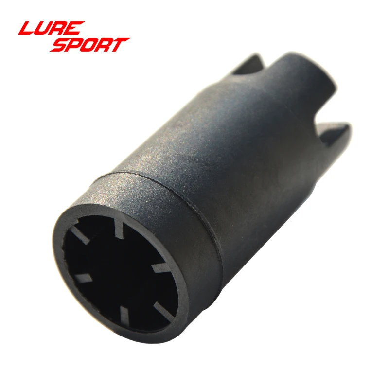 LureSport 3 pz grafite Gimbal gomma testa copertura canna da costruzione componente canna da pesca riparazione accessorio fai da te