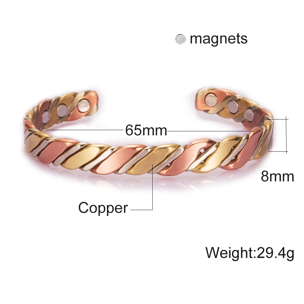 Vinterly Twisted Copper Armband 7