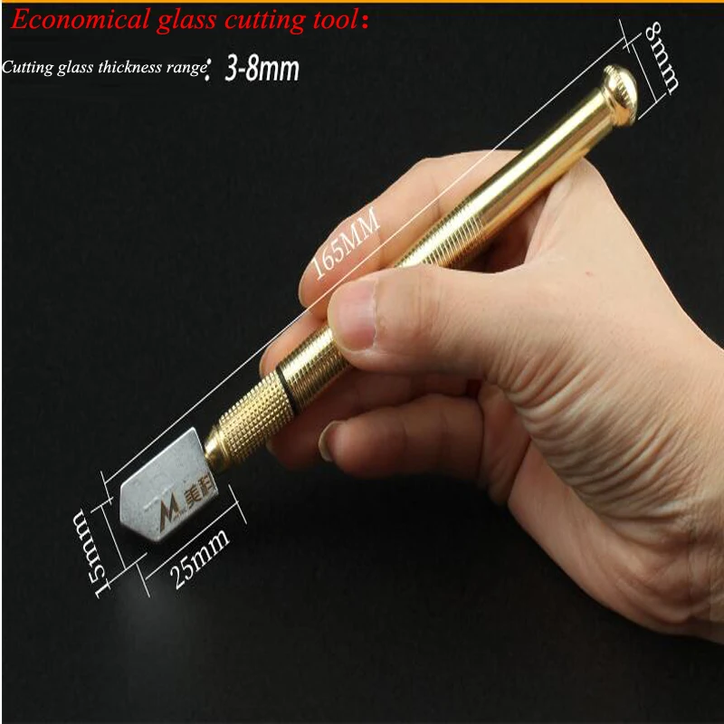 Glass Knife Diamond Thick Glass Roller Automatic Tile Cutter Glass Cutting Tools Multi-function Push Knife MK