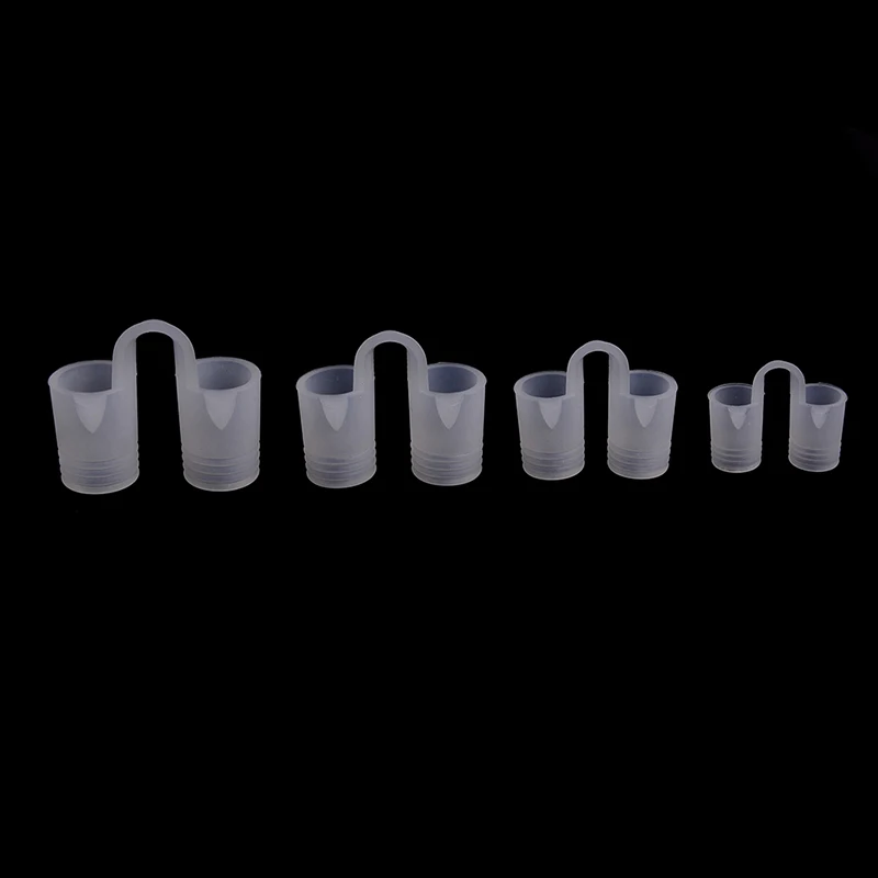 8pcs Silicone Anti Snore Nose Vents Clip Relief Stopper Guard Nose Dilator Easy Sleeping Breath Aid With 4 Sizes