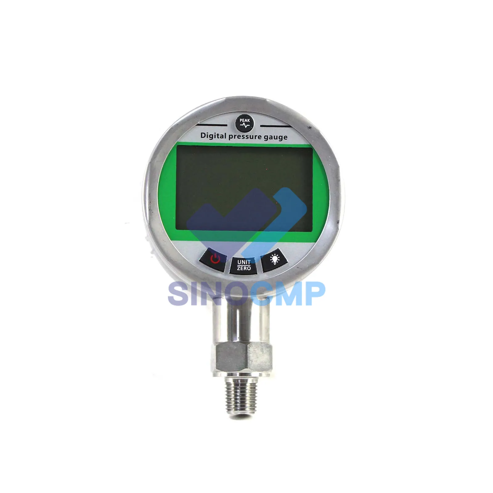 SINOCMP Digital Pressure Gauge 70MPA/10500PSI Pressure Gauge with NPT1/4 G1/2 M101 Interface