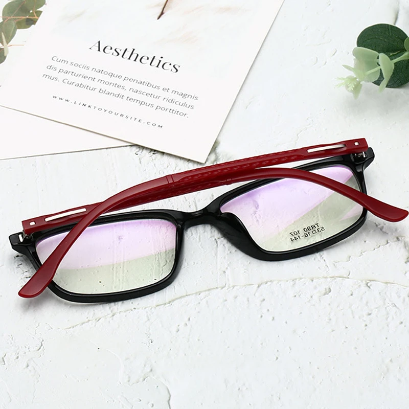 Ultralight TR90 Myopia Glasses Women&Men Fashion Square Plastic Frame Anti blue Nearsighted Glasses With -0.5 -1.0 -1.5 to -6.0