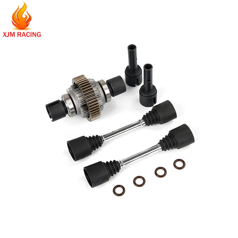 Metal Enhanced Drive Shaft & Dog Bone with Complete Differential Gear Set for 1/5 Hpi Rovan Km Baja 5b 5sc 5t Rc Car Toys Parts