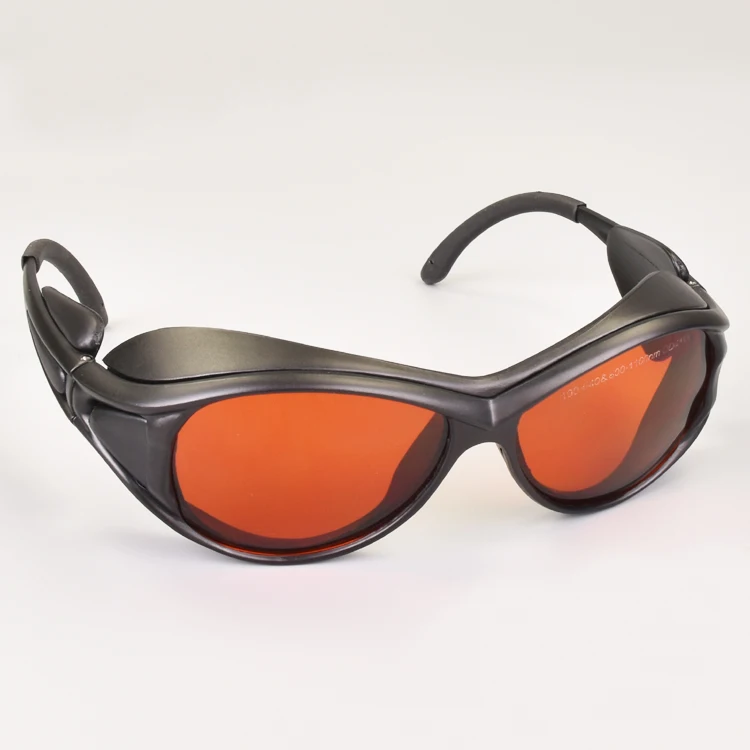 Gafas de seguridad láser para láser de varias longitudes, 190-550nm y 800-1100nm, O.D 6 + CE, 532nm y 1064nm