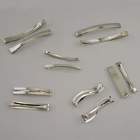5 uds. De pasadores deslizantes de Metal para el pelo, Clips para el pelo para lazos, accesorios para mujeres sin plomo, sin níquel, horquillas DIY