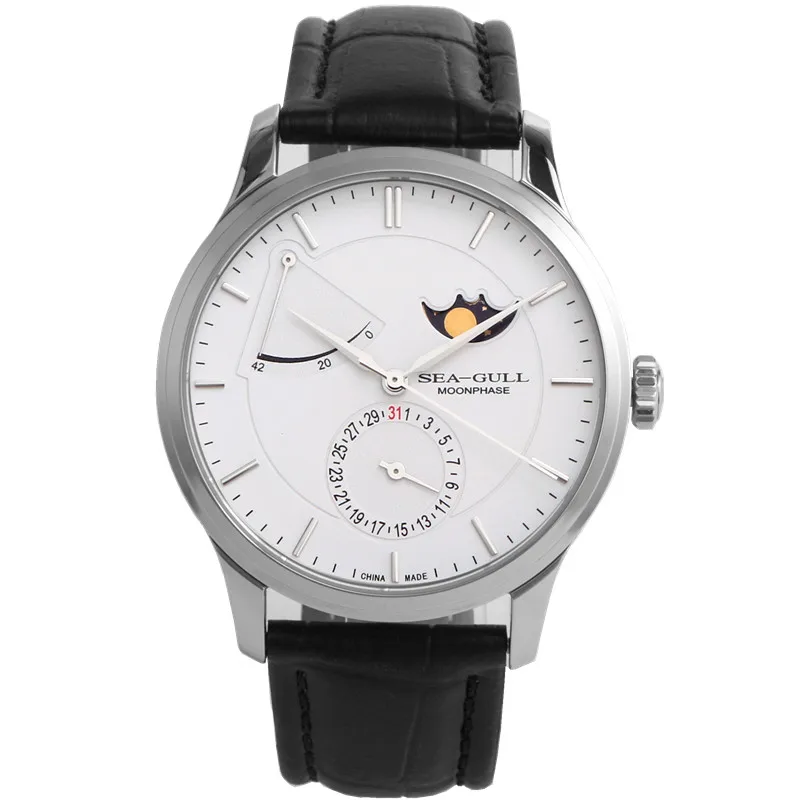 Seagull  Watch 819.12.3002 Collector Moon Phase Multi-function Calendar Automatic Mechanical Men's Watches