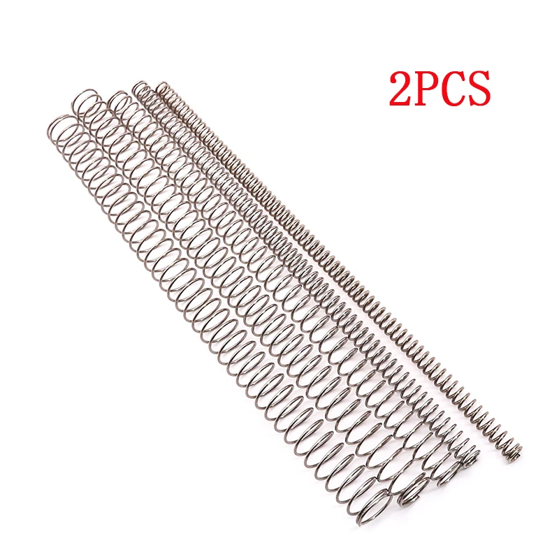 2pcs 304 Stainless Steel Compression Spring 0.3 0.4 0.5 0.6mm Wire Diameter 3 3.5 4 4.5 5 5.5mm Outer Diameter 305mm Length