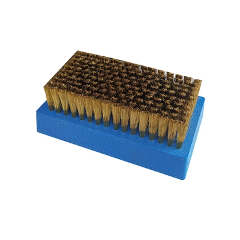 

Printing Copper Wire Brush with plastic handle for Cleaning Metal anilox roll