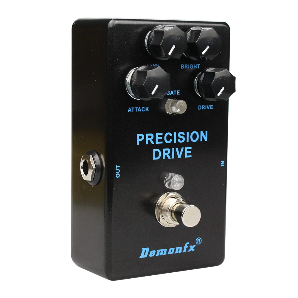 Demonfx-Pedal de accionamiento de precisión de alta calidad, efecto de Pedal de guitarra, Overdrive, nuevo