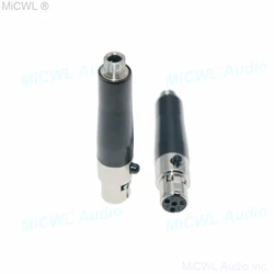 Cavo adattatore per microfono da 3,5 mm a AKG TA3F femmina Shure TA4F mini a Sennheiser 3,5 mm Audio-Technica a Sennheiser