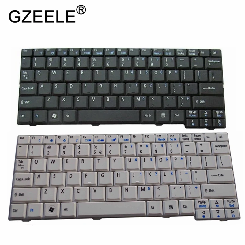 

New FOR ACER Aspire One D150 D250 KAV10 KAV60 A110 KAV60 KAVA0 D150 ZG5 ZG8 523H P531H N214CM-2 US English keyboard