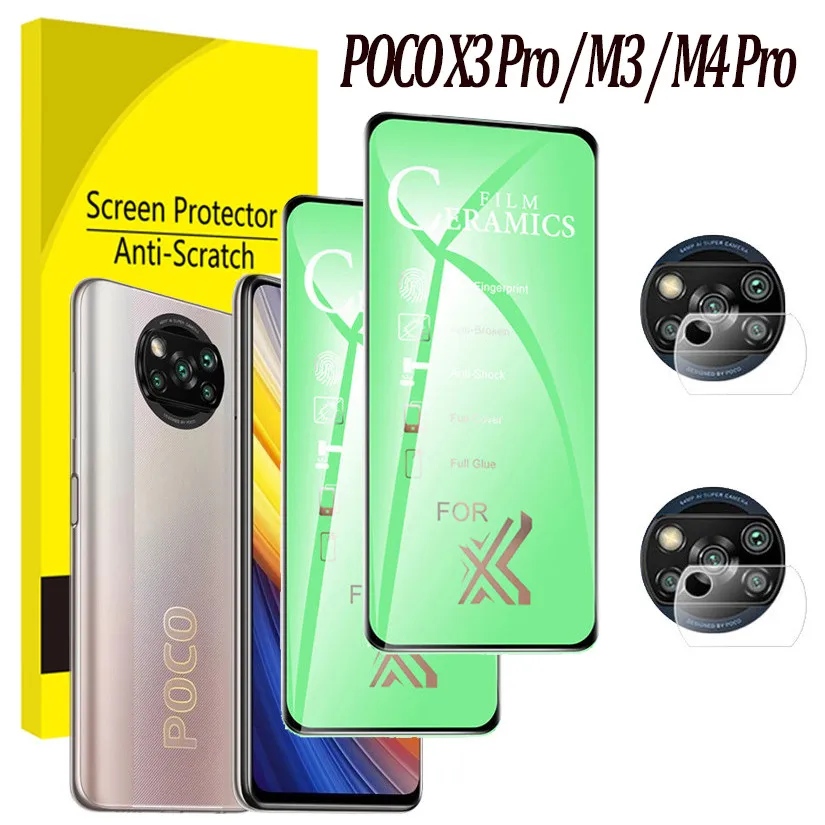 

Película Poco X3 Pro,Soft Ceramic Protective Film For Xiaomi Poco X3 F3 M3 M4 F2 Pro 5G Tempered Glass Poko Poco X3 NFC Screen Protector Poco X3Pro Glasses