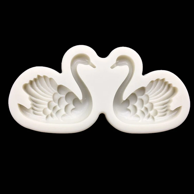 Swans Silicone Mold Sugarcraft Cupcake Baking Mold Fondant Cake Decorating Tools