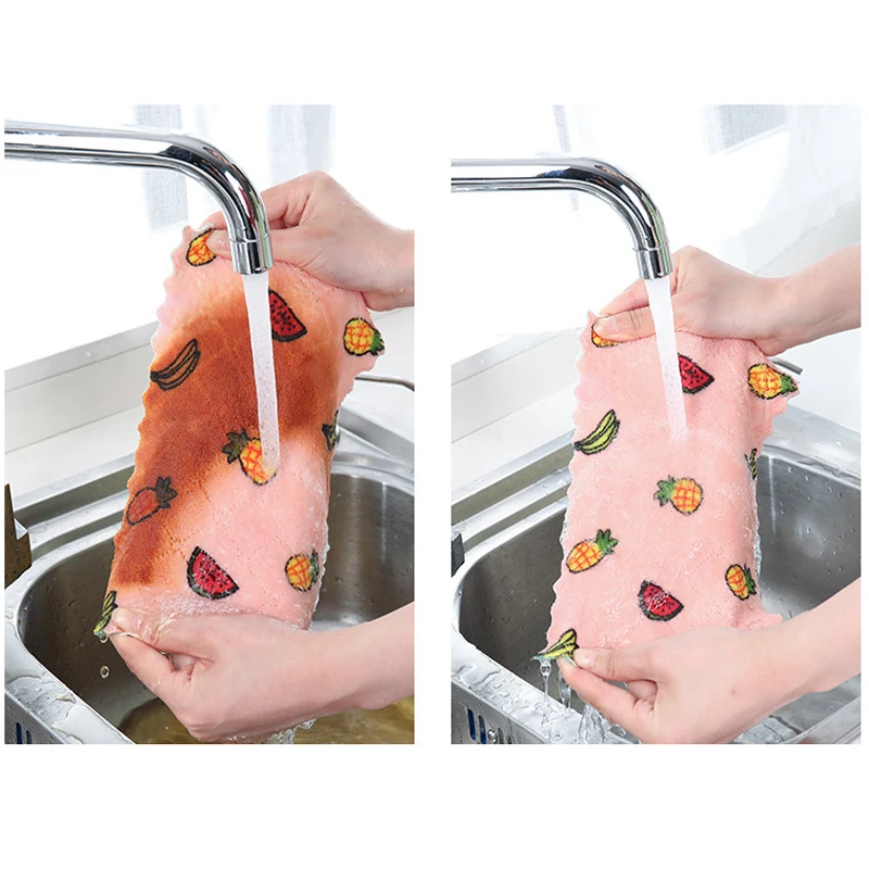 Dishcloth Microfiber Towel For Innovative Kitchen Utensils New 2022 Household Accessories Cleaning Tools Wipes Absorbent Rags