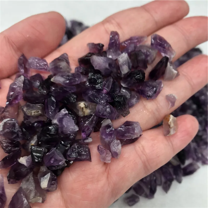 2.2LB Natural Raw Amethyst Rock Crystal Tumbled Stones Jewelry Rough Amethyst with Cheap Prices