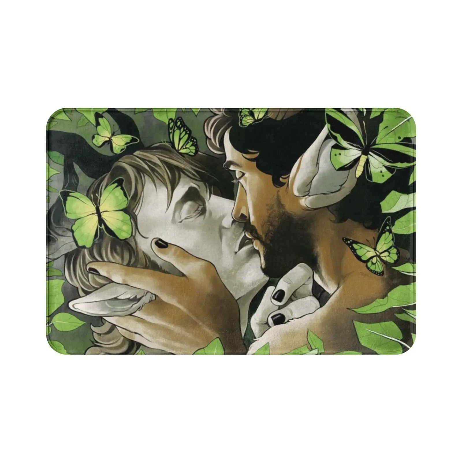 Nature Boys Carpet Mat Rug Cushion Soft Hannistag Hannibal Hannigram Green Nature Love