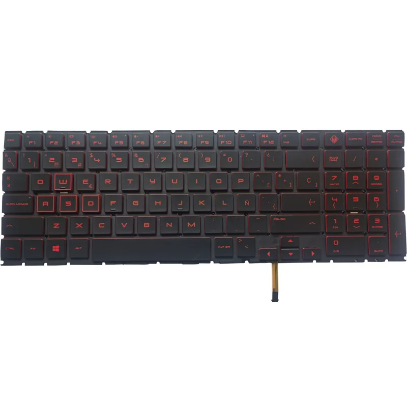 New Backlit Spanish Keyboard For HP 15-DH 15-DC TPN-C144 Q211 C143 OMEN 15 DC DC0003la DC005TX DC0004TX 15-DH TPN-Q211 SP