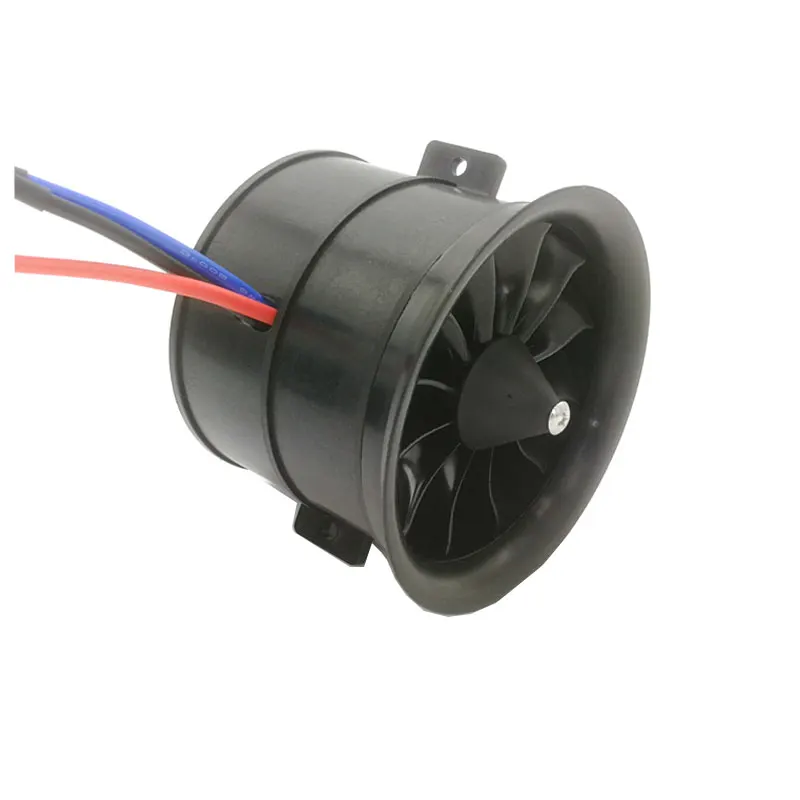 Hobbyhh EDF fan 70mm CW and CCW 12 blade 4S 2800kv 6S 2100kv