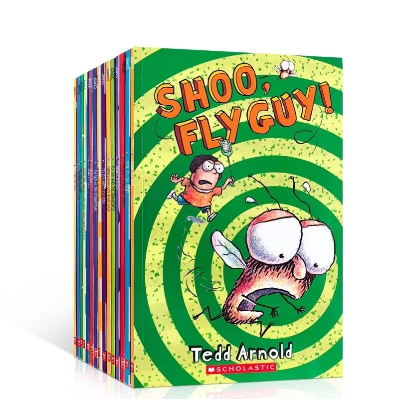 english usborne picture books for children famous story the fly guy series leitura divertida bebe criancas 15 livros por conjunto 01