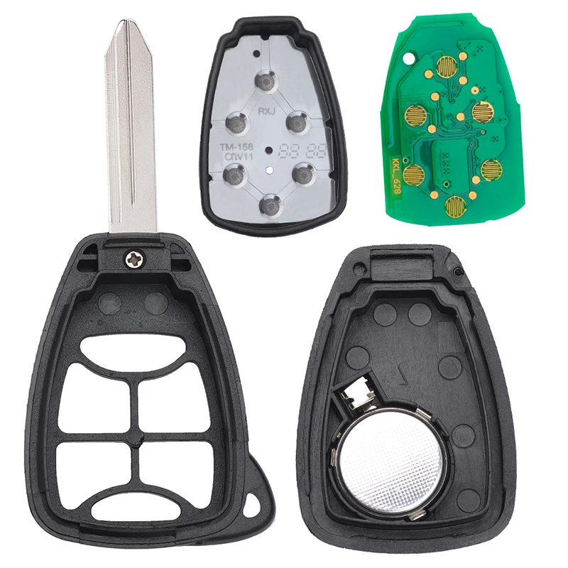 

KEYECU FCC ID: M3N5WY72XX Дистанционный автомобильный брелок с 6 кнопками, чип ID46 315 МГц для Dodge Grand Caravan для Chrysler 300 Town & Country