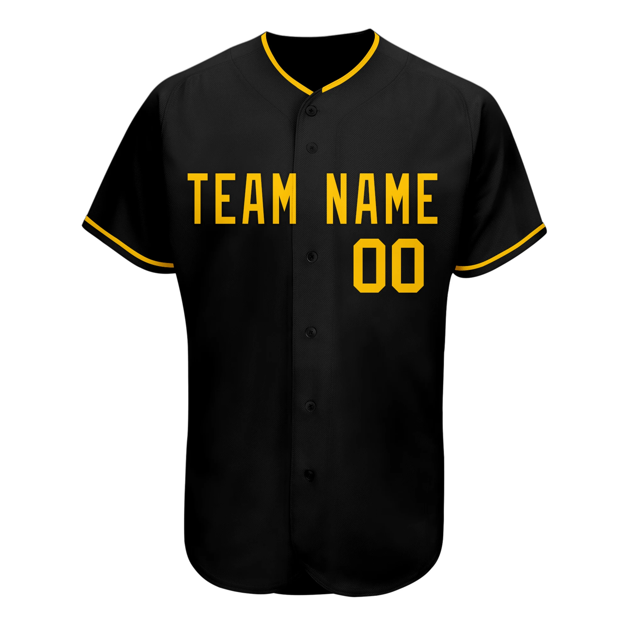 

Personalized Baseball Jersey Print Name&Number Short-Sleeve Button-Up Mesh Sports Shirts Men's Street Hip hop Softball Uniform