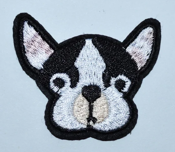 100x Pet Dog Good Dogs Patch Animal Applique Sewing DIY Embroidered Iron on patches (≈ 5 * 4 cm)