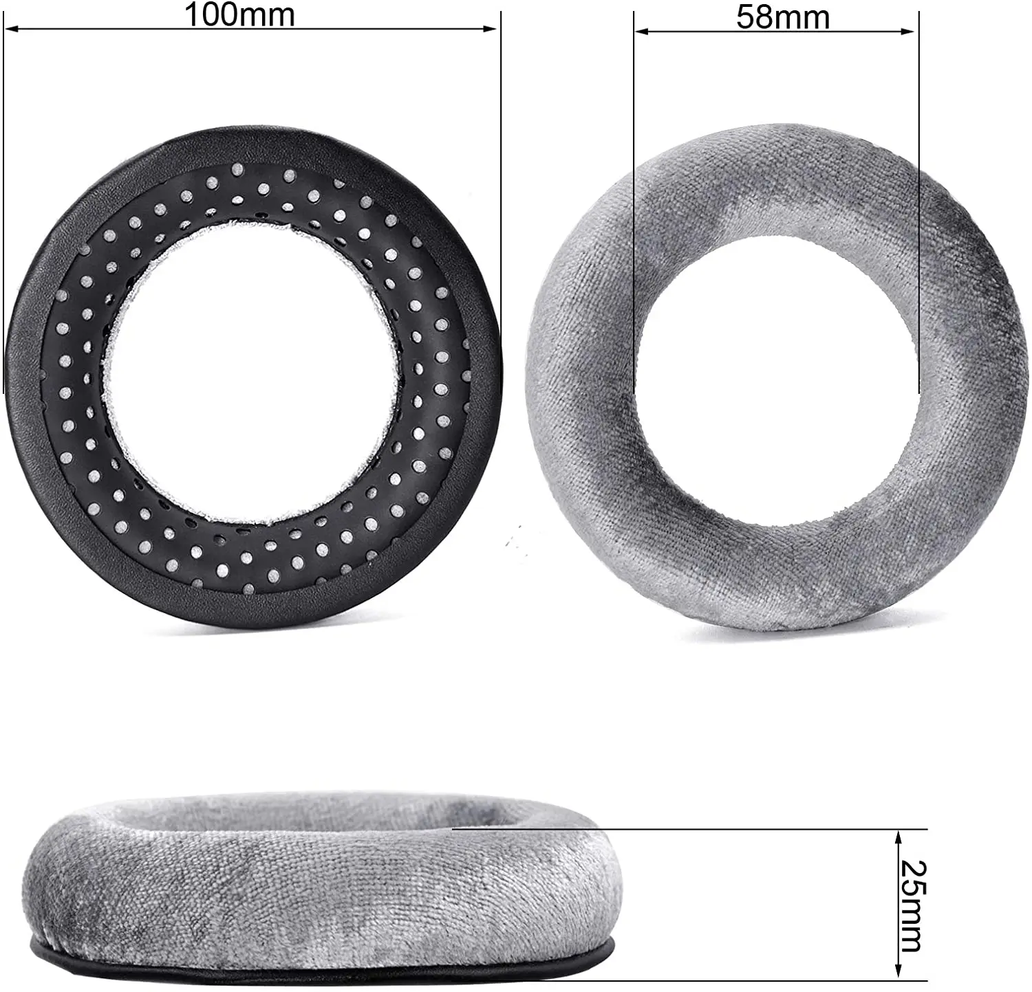 DT 770 Replacement Ear Pads Ear Cushion Pads Earpad Compatible with beyerdynamic DT990 / DT880 / DT770 PRO Headphones