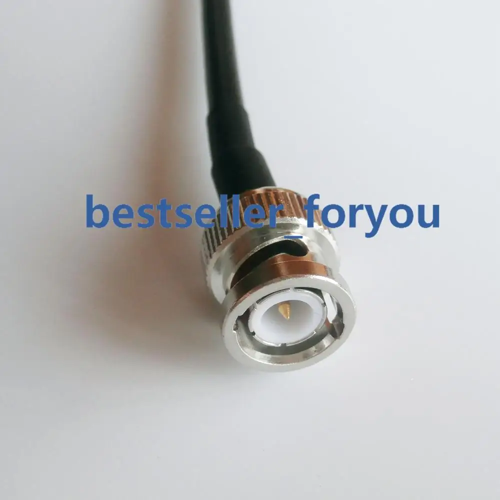 50cm RG58 Cable PL259 UHF Male Plug To BNC Q9 Male Straight Crimp Pigtail 20inch