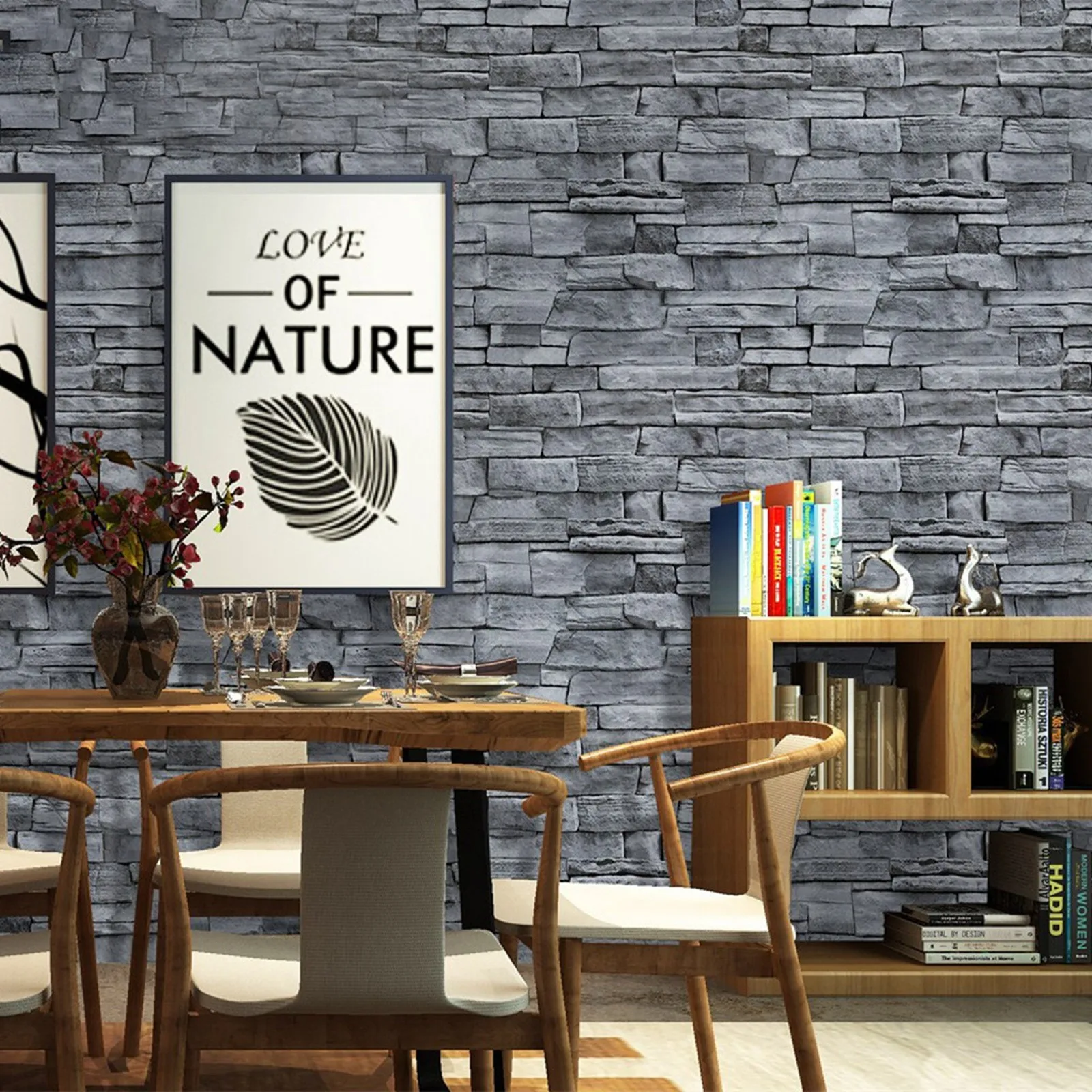 Diy Waterproof Wall Stickers 3d Print Peel And Stick Faux Brick Stone Wallpaper Vinyl Self Adhesive Paper Наклейки На Стену