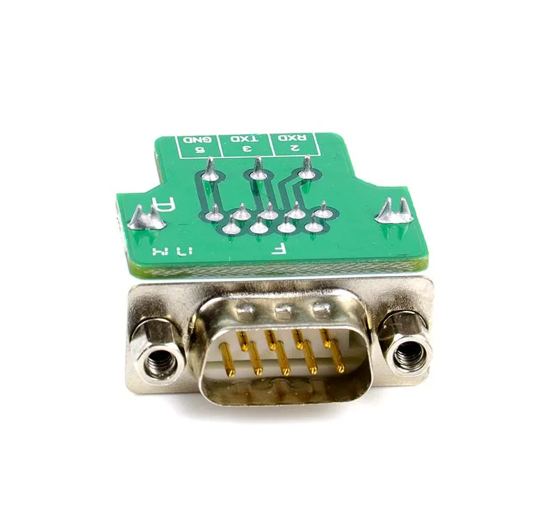 DB9 لحام خالية 235 ربط المكونات الذكور الإناث المقبس مشبك قذيفة عدة RS232 9 دبوس المنفذ التسلسلي RS232 واجهة D-Sub9 محول