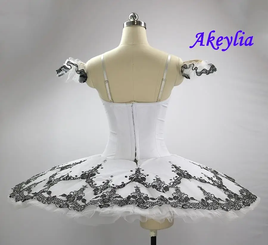 Adult Professional Ballet Tutu Girl Black White Harlequin Pancake Tutu Women Performance Ballet Stage Nutcracker Tutu Black Pink