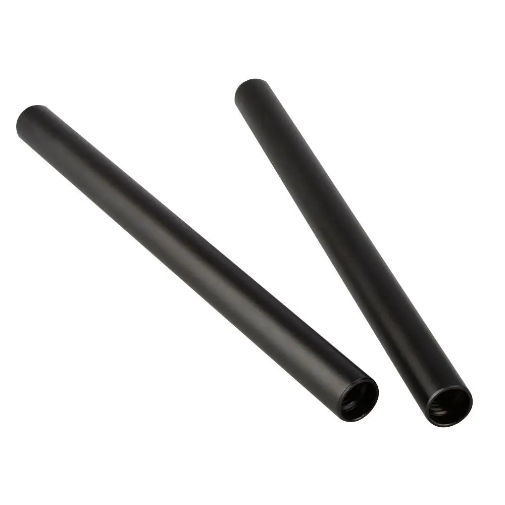 HDRIG 2 шт. алюминиевый анодированный 15 мм 20 см/15cn M12 стержень для DSLR матовой коробки следящей фокусировки монитора плечевое крепление