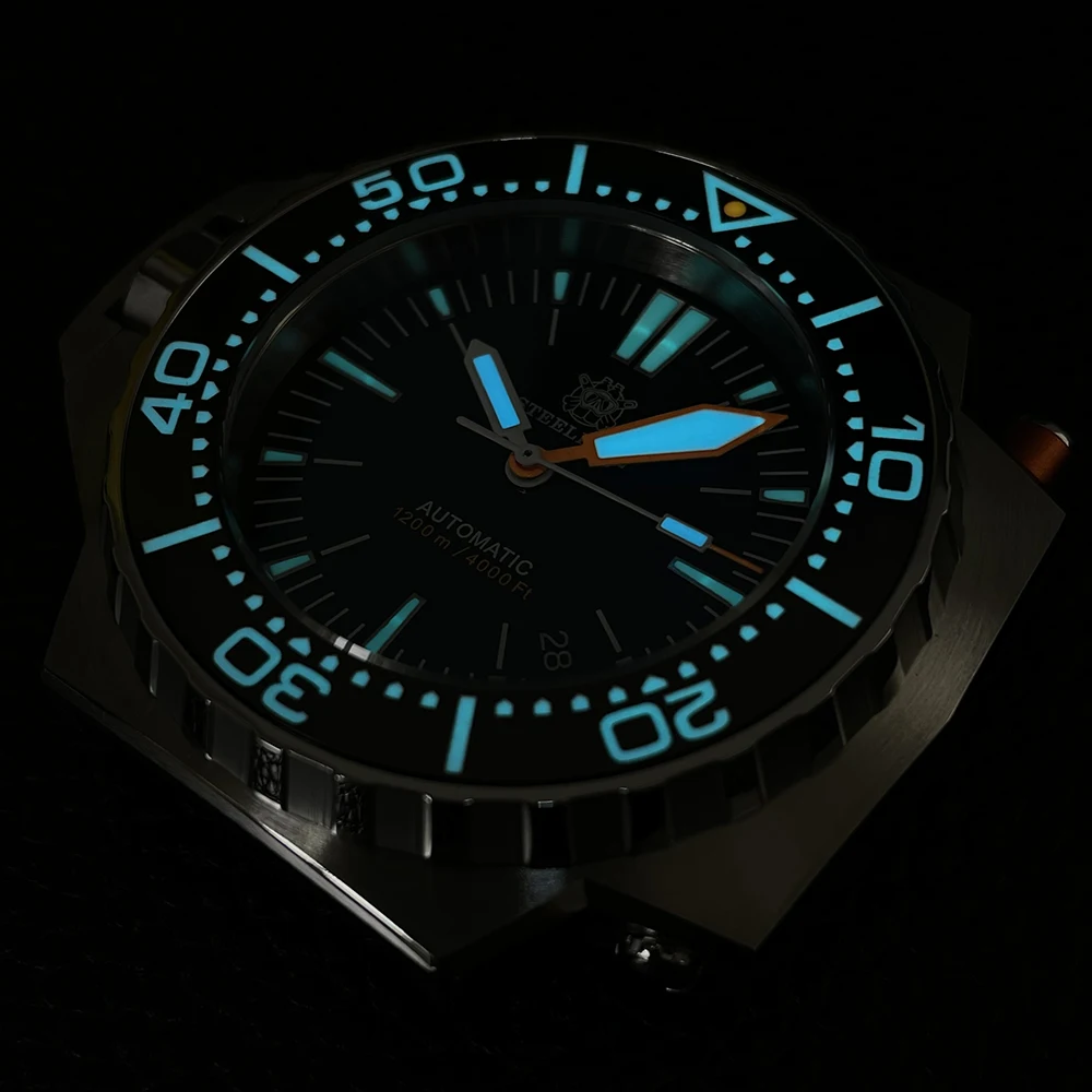 2020 New Arrival Factory Price Steeldive SD1969 1200M Water Resistant NH35 Automatic Bi-Direction Bezel Dive Watch