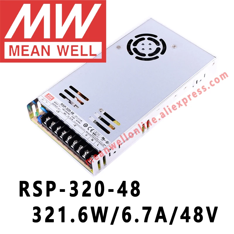 

Mean Well RSP-320-48 meanwell 48VDC/6.7A/321W Single Output with PFC Function Power Supply online store