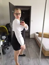 Ivory faux fur wedding wrap with long sleeves #3