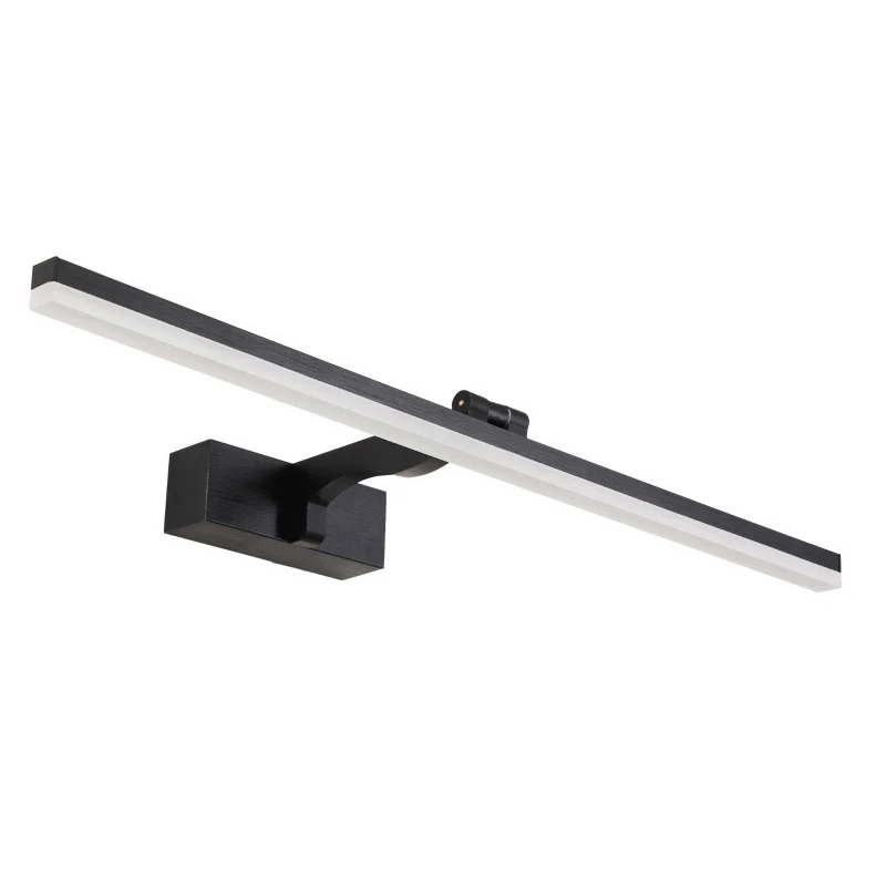 Imagem -04 - Luminária de Parede Led Minimalista 40cm 50cm Espelhada Frontal Banheiro Maquiagem Iluminação para Parede Moderna de Alumínio