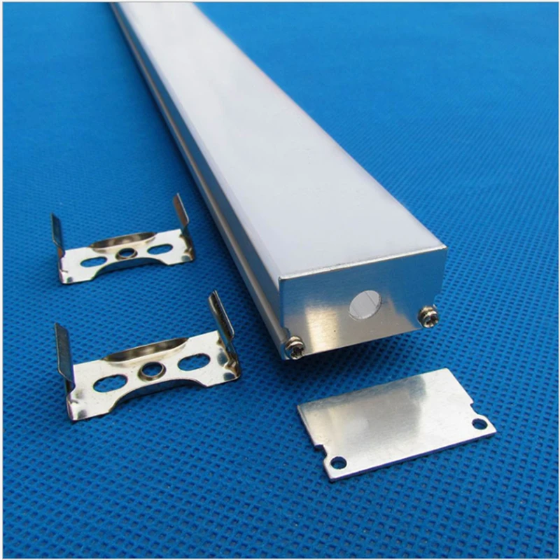 10-30pcs/lot 80inch 2m 30mm wide  led aluminium profile, flat 16mm high led lighting channel ,pendant hanging 24mm strip housing