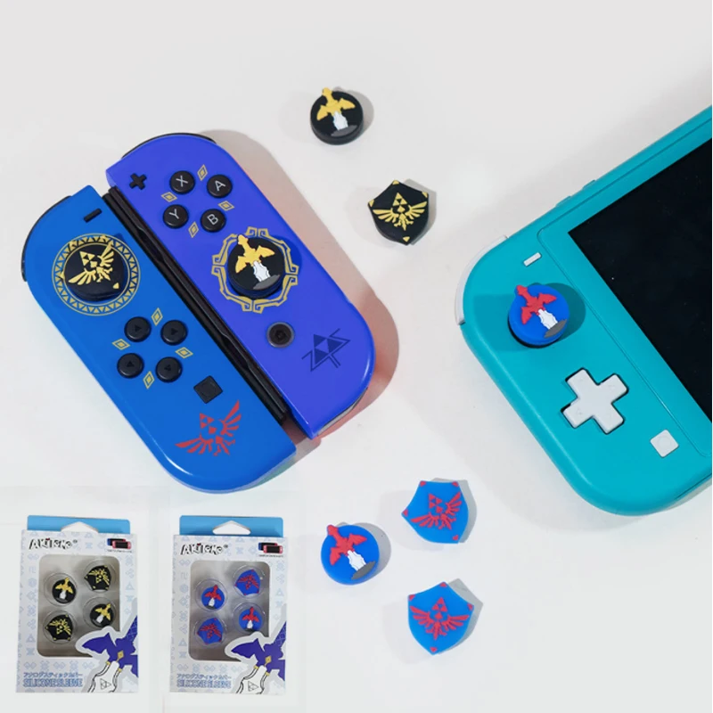 Tapa de agarre para palanca de pulgar, cubierta protectora para Joystick para Zelda Skyward Sword, Nintendo Switch NS Lite, funda para mando Joy-con