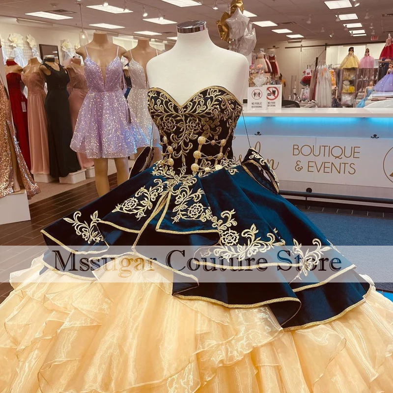 فساتين Quinceanera فاخرة بدون حمالات لعام 2021 ثوب حفلة على شكل قلب مزين بأشكال حلوة 16 Vestidos De 15 Anos 2021