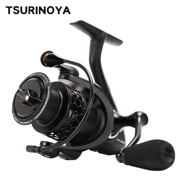 TSURINOYA NA 2000-5000 Spinning Fishing Reel 5.2:1 Boat Rock Carp Lure Wheel Molinete Para Pesca Peche Carretilhas De Pescaria