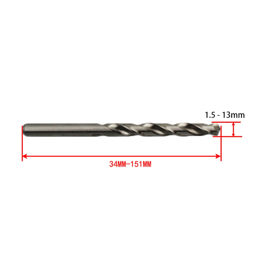 M2 HSS Twist Drill Bits HSS-Co สำหรับโลหะสแตนเลส1มม.-13มม.1.5mm 2Mm 2.5Mm 3Mm 3.2Mm 3.5Mm 4Mm 4.2Mm 4.5Mm