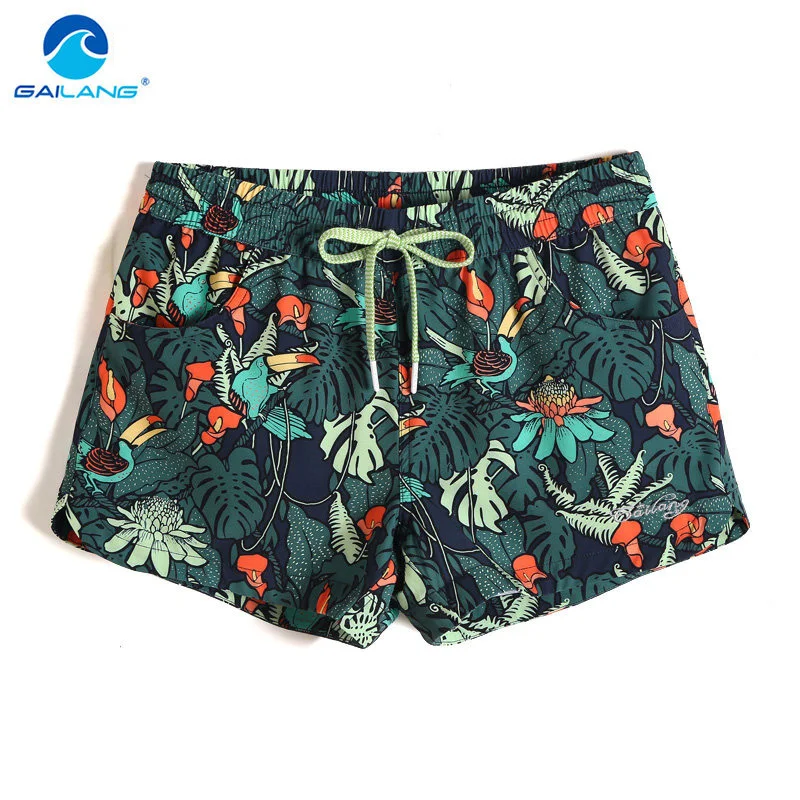 

Gailang Brand Women's Swimming Boxer Trunks Boardshorts Swimwear Surfing Swimsuits Briefs Quick Drying Bermuda Plus Size Bottoms