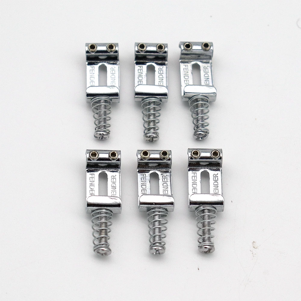 6 stücke Gitarre Brücke Pull String Code Elektrische Gitarre Sattel Gitarre Brücke String Sattel für ST Elektrische Gitarre Zubehör – Detail 3