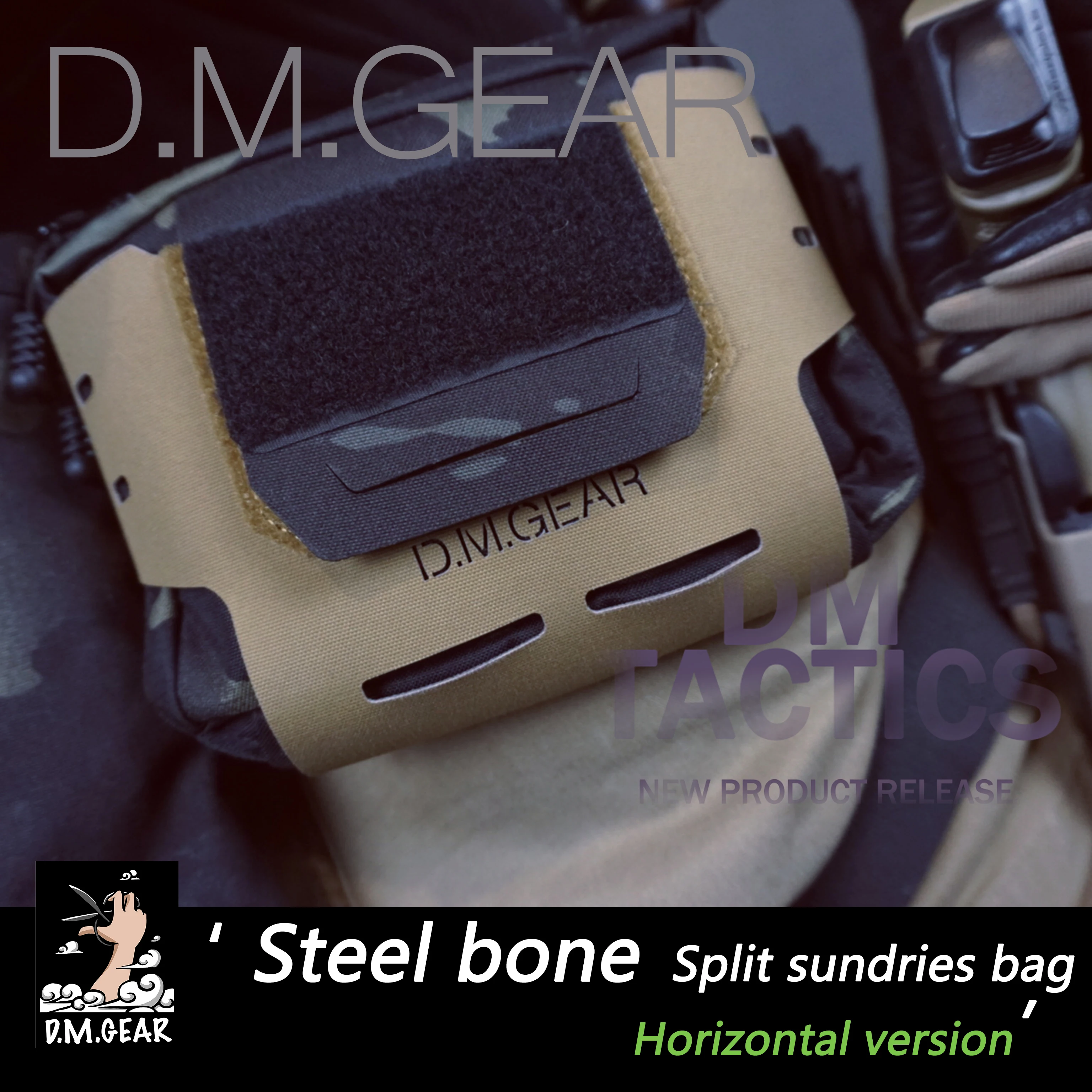 DMGear Tactical Medical Pouch First Aid Hunting Gear Airsoft Equipment Wargame Camping Accessory Outdoor Clutter Horizontal Vest