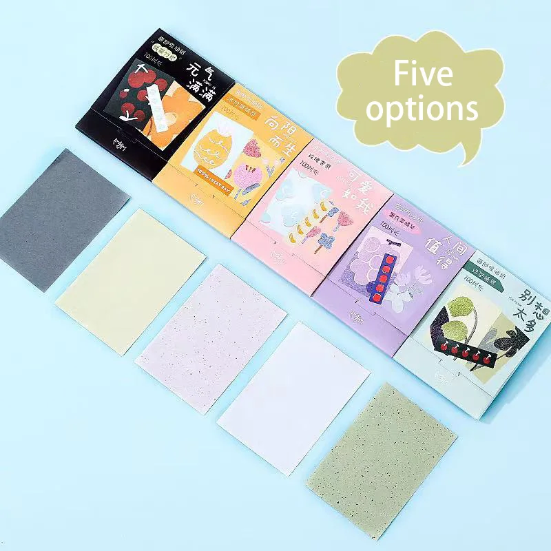 100Pcs/Box Protable Facial Absorbent Paper Oil Control Wipes Green Tea Bamboo Charcoal Sheet Oily Face Blotting Matting Tissue