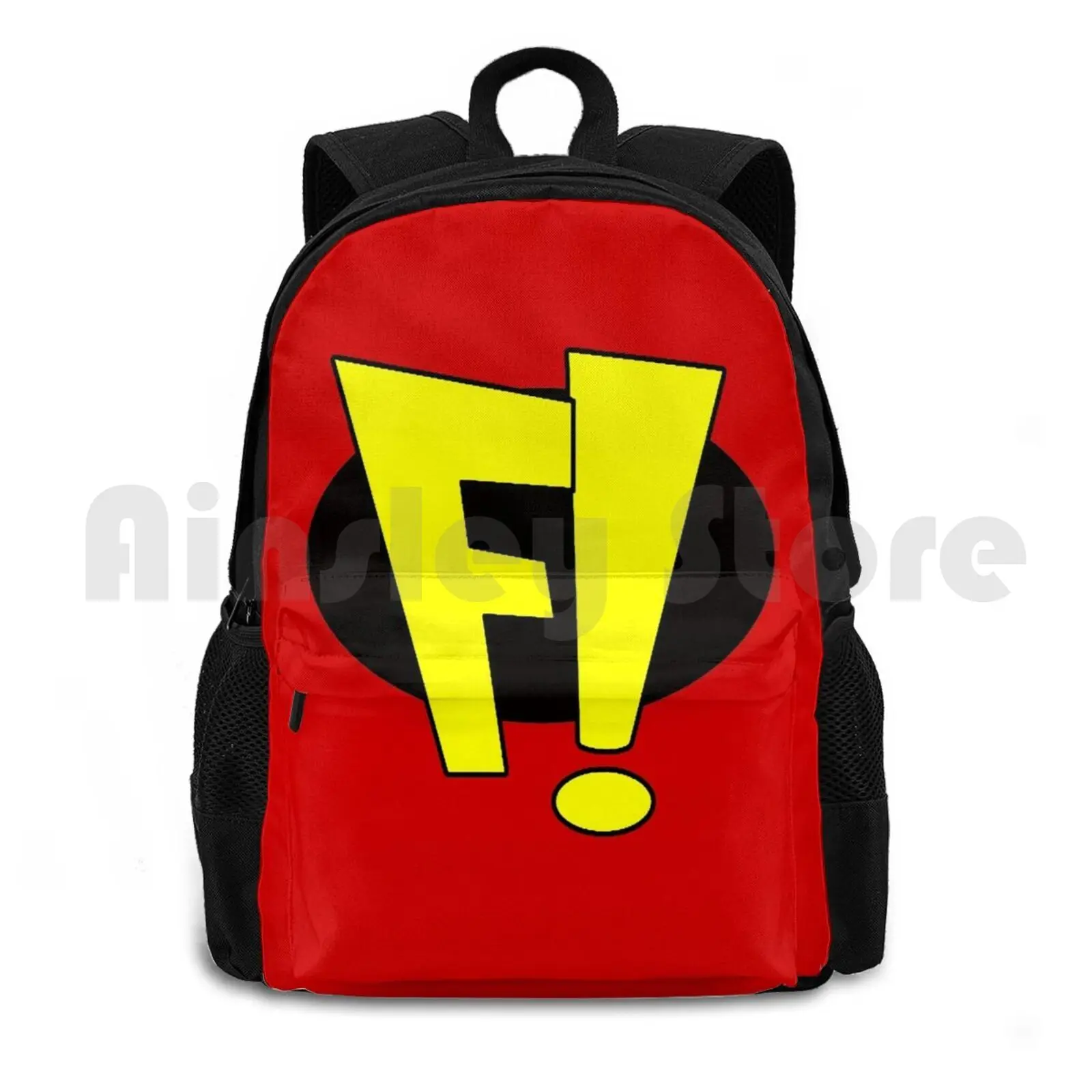 

Freakazoid Logo Outdoor Hiking Backpack Riding Climbing Sports Bag Freakazoid Wb Superhero Logo