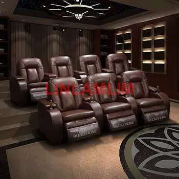 曼巴斯電動躺椅沙發,休閒椅,戲院/客廳沙發床,功能齊全的真皮轉角沙發,三人座 8 最佳銷售 三人沙發床 - №4