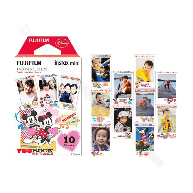 Fujifilm Instax Mini Film Instax Mini 11 Color Design Film For Fuji Mini 9 8 7s 25 26 70 90 Instant Camera SP-1 SP-2 Liplay